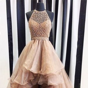 Luxury Prom Dress (Bronze)